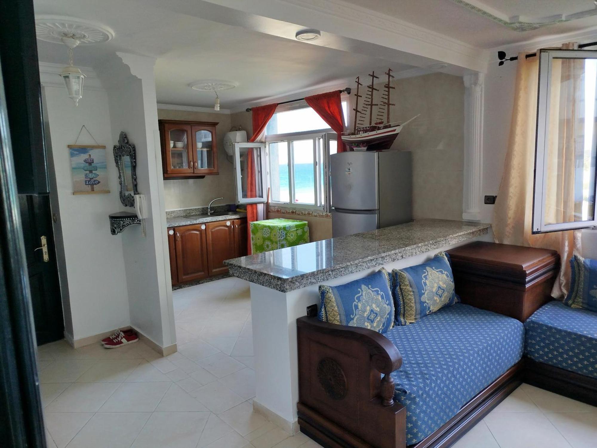 Apartment Corniche Ksar Sgher Ksar es Sghir Exterior foto